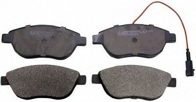 DENCKERMANN b110186 -  Комплект тормозных колодок, дисковый тормоз
