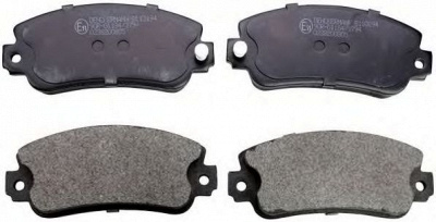 DENCKERMANN b110194 -  Комплект тормозных колодок, дисковый тормоз