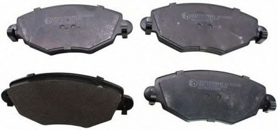 DENCKERMANN b110202 -  Комплект тормозных колодок, дисковый тормоз