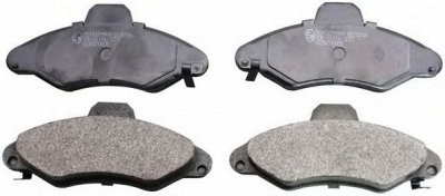DENCKERMANN b110206 -  Комплект тормозных колодок, дисковый тормоз