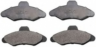 DENCKERMANN b110209 -  Комплект тормозных колодок, дисковый тормоз