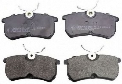 DENCKERMANN b110219 -  Комплект тормозных колодок, дисковый тормоз