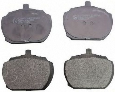 DENCKERMANN b110244 -  Комплект тормозных колодок, дисковый тормоз
