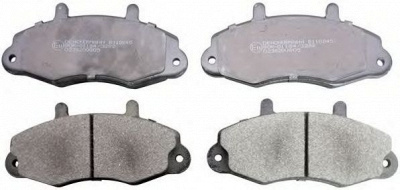 DENCKERMANN b110245 -  Комплект тормозных колодок, дисковый тормоз