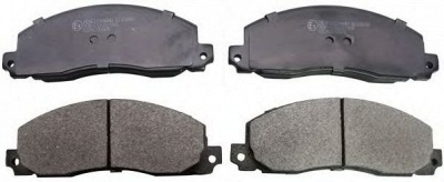 DENCKERMANN b110248 -  Комплект тормозных колодок, дисковый тормоз