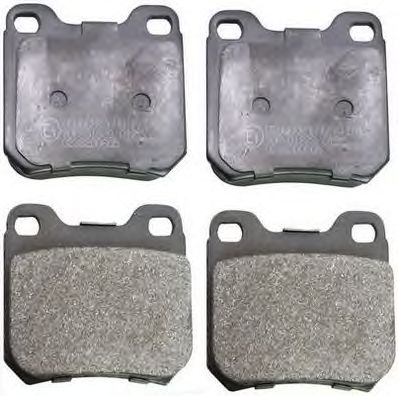 DENCKERMANN b110253 -  Комплект тормозных колодок, дисковый тормоз