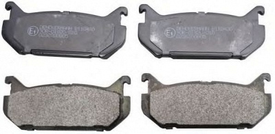 DENCKERMANN b110430 -  Комплект тормозных колодок, дисковый тормоз
