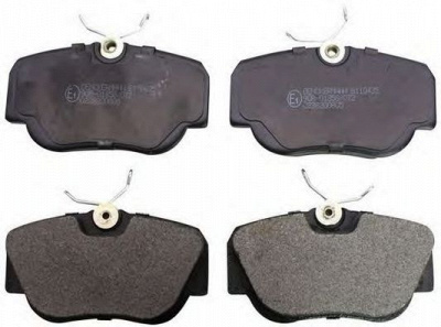 DENCKERMANN b110435 -  Комплект тормозных колодок, дисковый тормоз