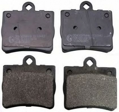 DENCKERMANN b110443 -  Комплект тормозных колодок, дисковый тормоз
