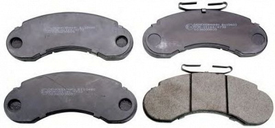DENCKERMANN b110460 -  Комплект тормозных колодок, дисковый тормоз