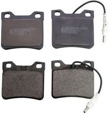 DENCKERMANN b110472 -  Комплект тормозных колодок, дисковый тормоз