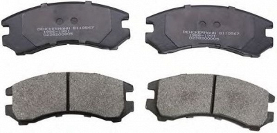 DENCKERMANN b110567 -  Комплект тормозных колодок, дисковый тормоз