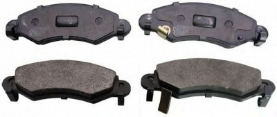 DENCKERMANN b110572 -  Комплект тормозных колодок, дисковый тормоз