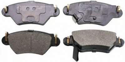 DENCKERMANN b110575 -  Комплект тормозных колодок, дисковый тормоз