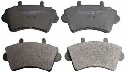 DENCKERMANN b110582 -  Комплект тормозных колодок, дисковый тормоз