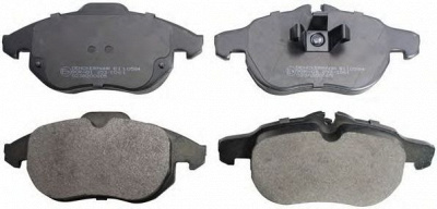 DENCKERMANN b110584 -  Комплект тормозных колодок, дисковый тормоз