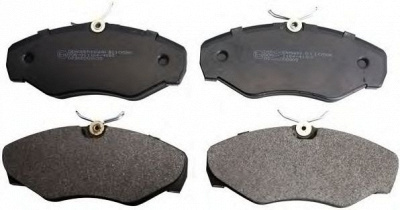 DENCKERMANN b110586 -  Комплект тормозных колодок, дисковый тормоз