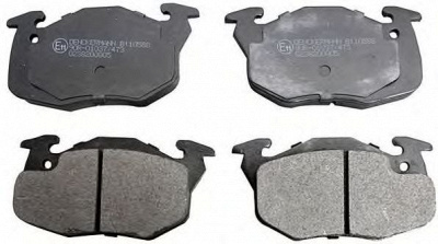 DENCKERMANN b110588 -  Комплект тормозных колодок, дисковый тормоз