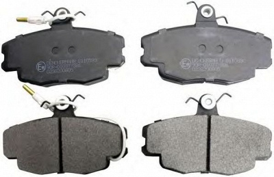 DENCKERMANN b110590 -  Комплект тормозных колодок, дисковый тормоз