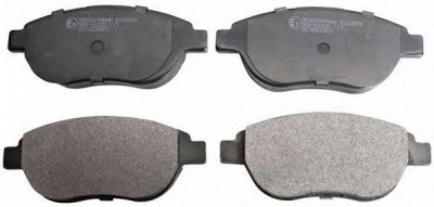 DENCKERMANN b110599 -  Комплект тормозных колодок, дисковый тормоз