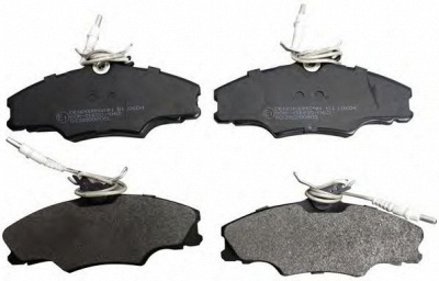 DENCKERMANN b110604 -  Комплект тормозных колодок, дисковый тормоз