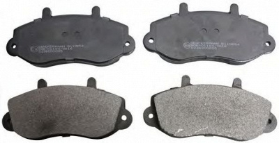 DENCKERMANN b110654 -  Комплект тормозных колодок, дисковый тормоз