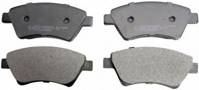 DENCKERMANN b110657 -  Комплект тормозных колодок, дисковый тормоз