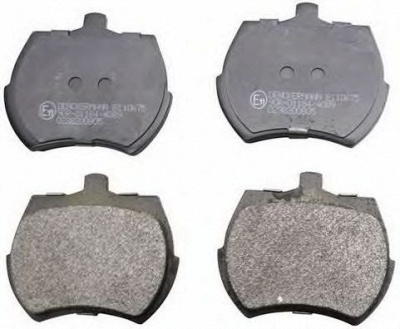 DENCKERMANN b110675 -  Комплект тормозных колодок, дисковый тормоз