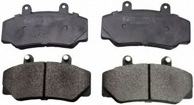 DENCKERMANN b110807 -  Комплект тормозных колодок, дисковый тормоз