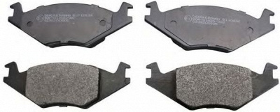 DENCKERMANN b110836 -  Комплект тормозных колодок, дисковый тормоз