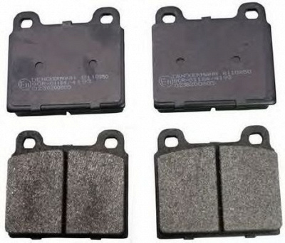 DENCKERMANN b110850 -  Комплект тормозных колодок, дисковый тормоз