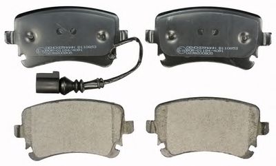 DENCKERMANN b110853 -  Комплект тормозных колодок, дисковый тормоз