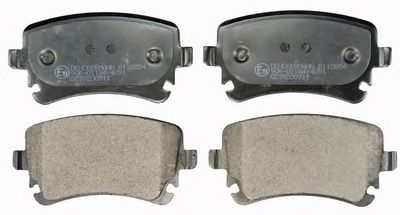 DENCKERMANN b110854 -  Комплект тормозных колодок, дисковый тормоз