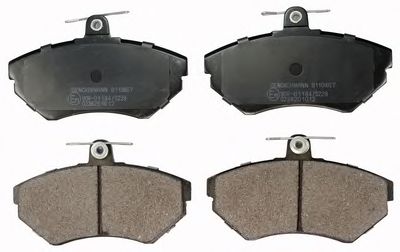 DENCKERMANN b110867 -  Комплект тормозных колодок, дисковый тормоз