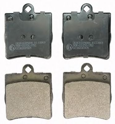 DENCKERMANN b110869 -  Комплект тормозных колодок, дисковый тормоз