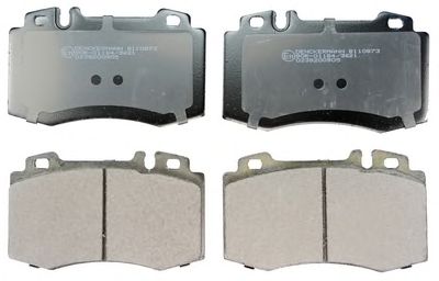 DENCKERMANN b110873 -  Комплект тормозных колодок, дисковый тормоз