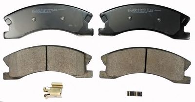 DENCKERMANN b110880 -  Комплект тормозных колодок, дисковый тормоз