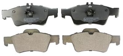DENCKERMANN b110883 -  Комплект тормозных колодок, дисковый тормоз