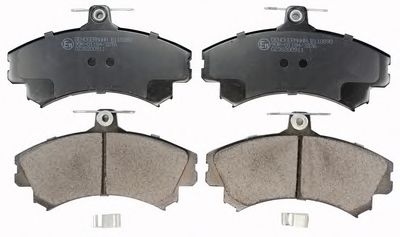 DENCKERMANN b110890 -  Комплект тормозных колодок, дисковый тормоз