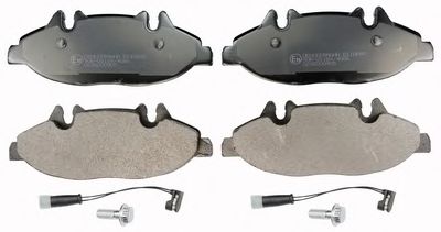 DENCKERMANN b110892 -  Комплект тормозных колодок, дисковый тормоз
