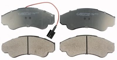 DENCKERMANN b110900 -  Комплект тормозных колодок, дисковый тормоз