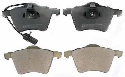 DENCKERMANN b110903 -  Комплект тормозных колодок, дисковый тормоз