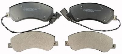 DENCKERMANN b110930 -  Комплект тормозных колодок, дисковый тормоз