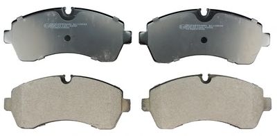DENCKERMANN b110933 -  Комплект тормозных колодок, дисковый тормоз