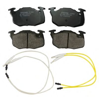 DENCKERMANN b110940 -  Комплект тормозных колодок, дисковый тормоз
