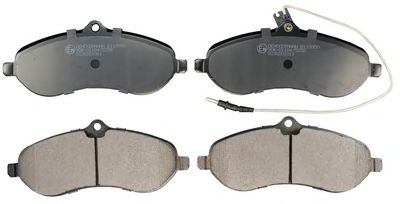 DENCKERMANN b110950 -  Комплект тормозных колодок, дисковый тормоз