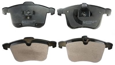 DENCKERMANN b110957 -  Комплект тормозных колодок, дисковый тормоз