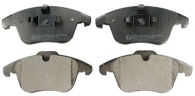 DENCKERMANN b110964 -  Комплект тормозных колодок, дисковый тормоз