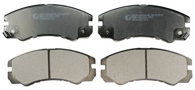 DENCKERMANN b110970 -  Комплект тормозных колодок, дисковый тормоз