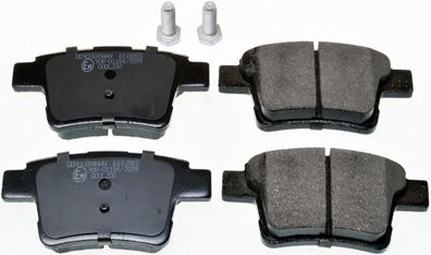 DENCKERMANN b110983 -  Комплект тормозных колодок, дисковый тормоз